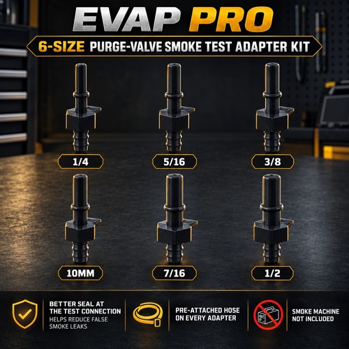 Evap smoke machine purge - machine, valve